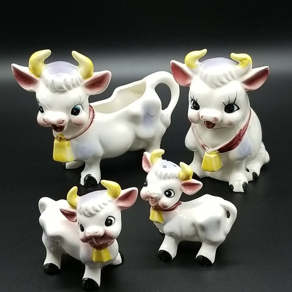 Other - Ceramic Cow Condiment Set